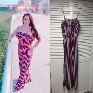 Red white and blue jumpsuit